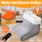 Electric Heated Foot US/EU Warmers Soft Feet Heating Pad 9-Gear Adjustable Temperature Electric Shoe Heating Pad 40*40CM/40*76CM