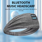 Wireless Bluetooth Headband Sleeping Headphones Sports Earphone/Headscar Music Hat with HD Stereo Speakers Eye Mask for Side Sl