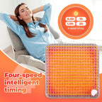Electric Heating Foot Pad Washable Feet Warmer Household Soft Plush Thermal Heating Blanket Foot Warming Mat Home Office Bedroom