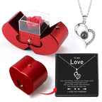 Eternal Rose Apple Jewelry Gift Box Necklace – The Perfect Gift