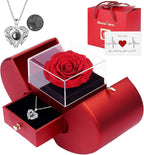 Eternal Rose Apple Jewelry Gift Box Necklace – The Perfect Gift