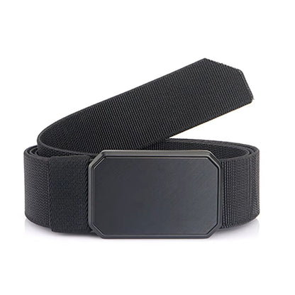 New Magnetism Alloy Quick Release Pluggable Buckle Elastic Belts for Men Durable Tactical Belt Cowboy Outdoor Belt Hunting