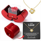 Eternal Rose Apple Jewelry Gift Box Necklace – The Perfect Gift