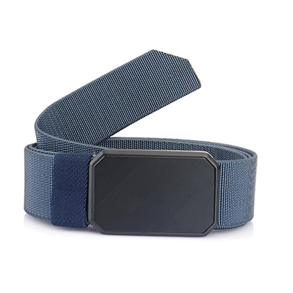 New Magnetism Alloy Quick Release Pluggable Buckle Elastic Belts for Men Durable Tactical Belt Cowboy Outdoor Belt Hunting