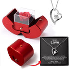 Eternal Rose Apple Jewelry Gift Box Necklace – The Perfect Gift