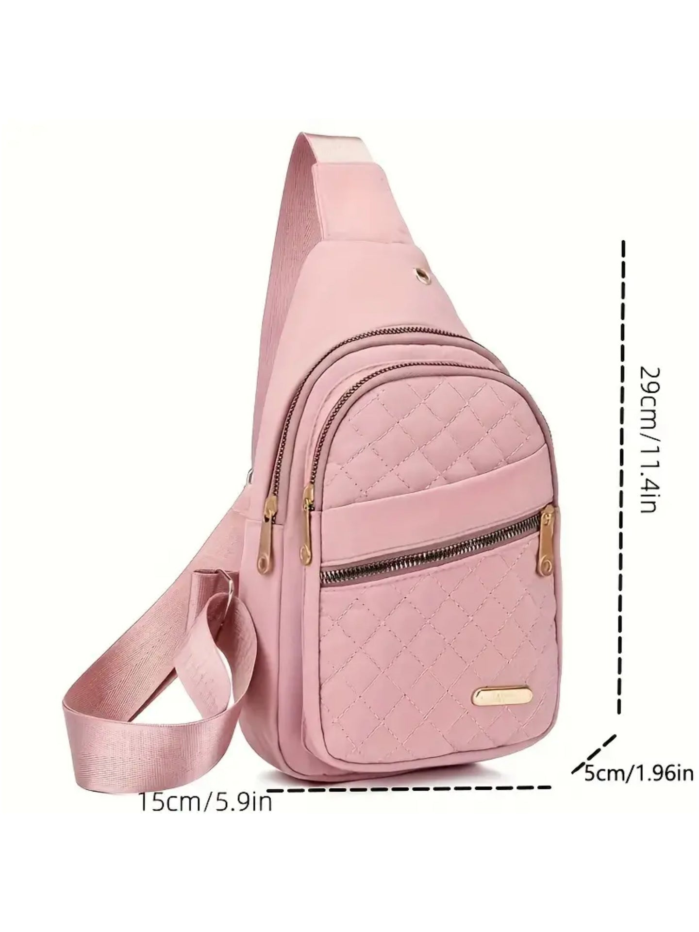 Diamond Quilted Crossbody Bag