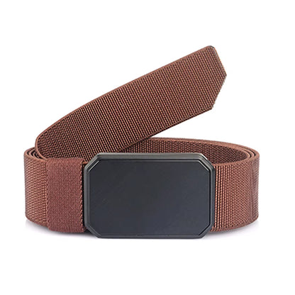 New Magnetism Alloy Quick Release Pluggable Buckle Elastic Belts for Men Durable Tactical Belt Cowboy Outdoor Belt Hunting