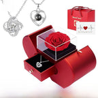 Eternal Rose Apple Jewelry Gift Box Necklace – The Perfect Gift