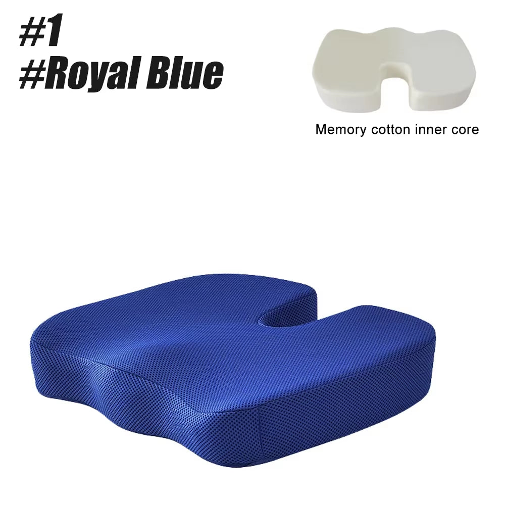 Seat Cushion Office Chair Cushions Coccyx Orthopedic Memory Foam U Seat Massage Chair Cushion Pad Car Massage Cushion