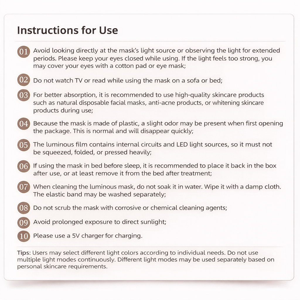 Zenvro LED Skincare Mask