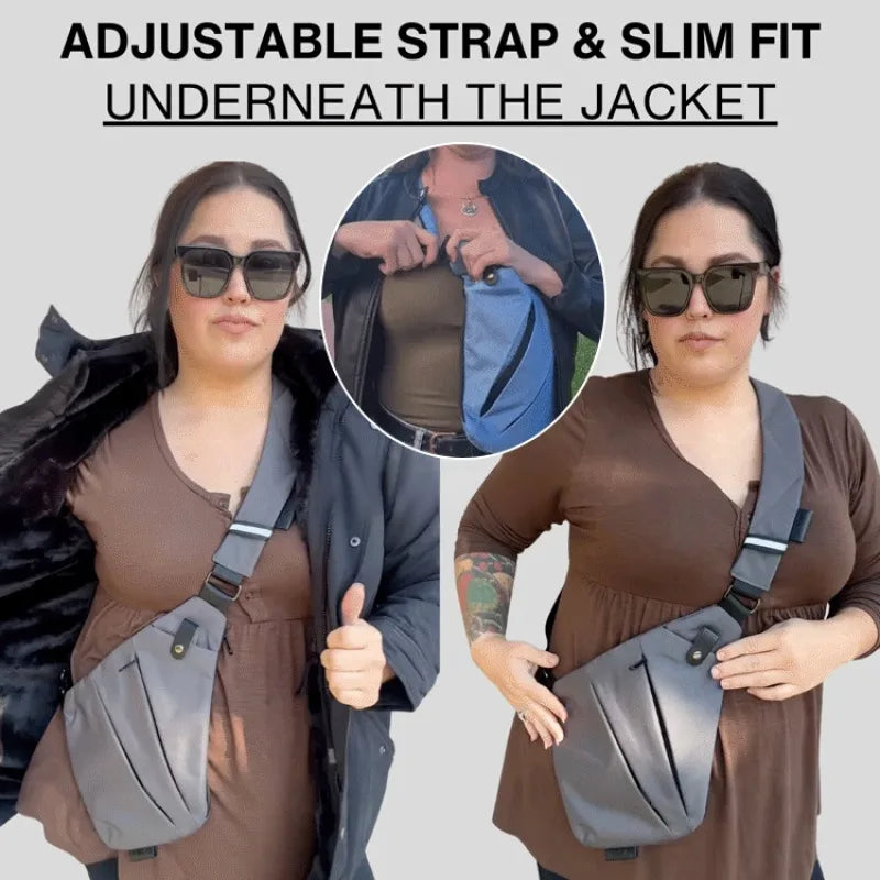 Gun Bags Tactical Bags New Cross Border Chest Bag Men'S Slant Cross Bag Large Capacity Multi-Pocket Shoulder Bag