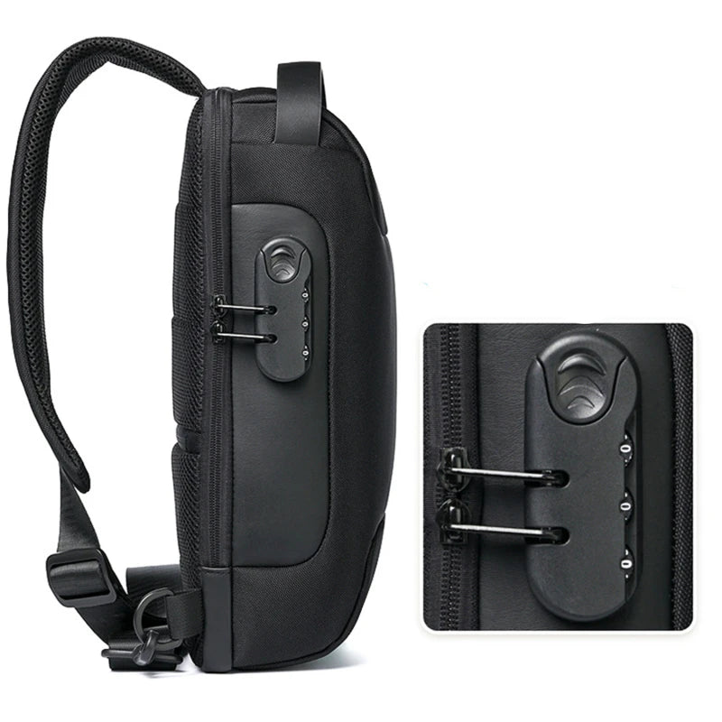 USB Anti-Theft Sling Bag