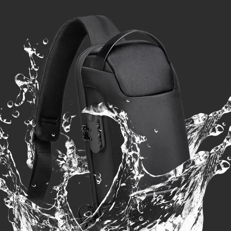 USB Anti-Theft Sling Bag