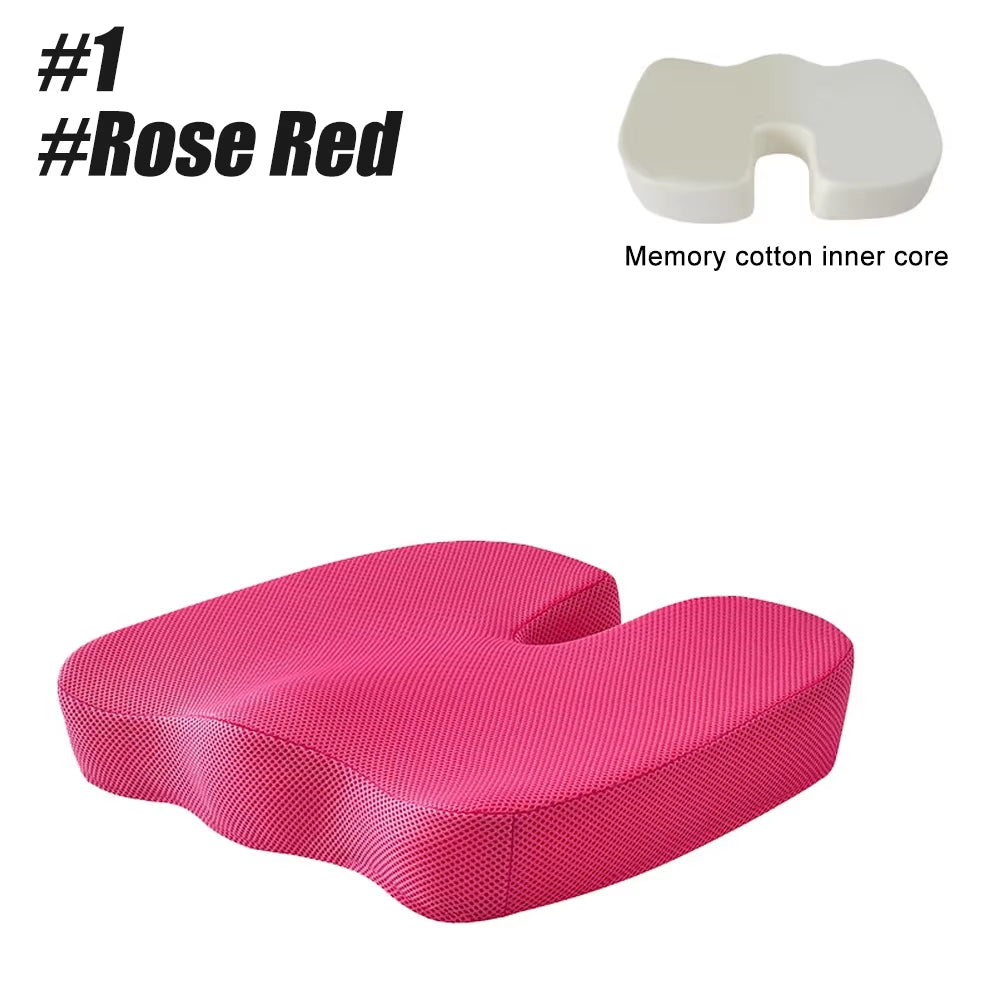 Seat Cushion Office Chair Cushions Coccyx Orthopedic Memory Foam U Seat Massage Chair Cushion Pad Car Massage Cushion