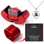 Eternal Rose Apple Jewelry Gift Box Necklace – The Perfect Gift