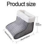 Electric Heated Foot US/EU Warmers Soft Feet Heating Pad 9-Gear Adjustable Temperature Electric Shoe Heating Pad 40*40CM/40*76CM