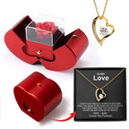 Eternal Rose Apple Jewelry Gift Box Necklace – The Perfect Gift