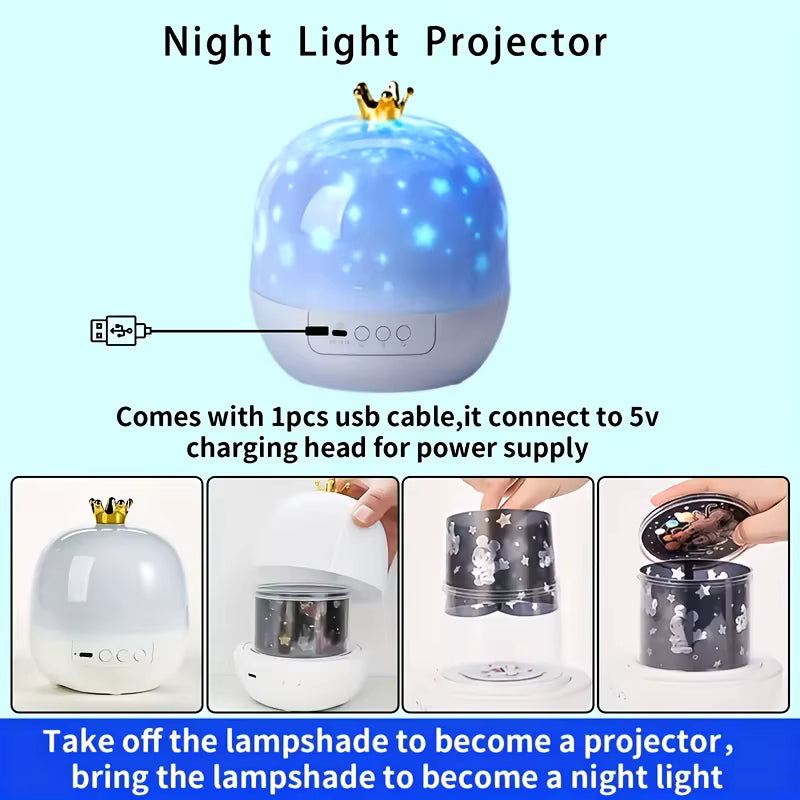 Zenvro NovaLight Rotating Galaxy Projector Lamp – Create a Magical Night Sky in Any Room