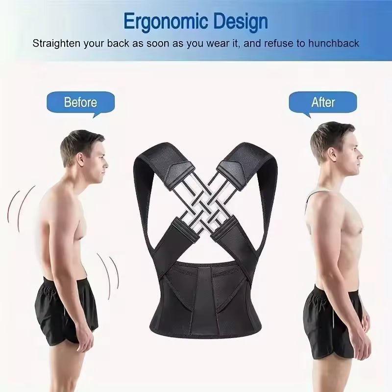 Zenvro Posture Corrector For Men & Women 🎁🎁 Includes FREE Desk Stretch & Posture Reset Guide (PDF – $19 Value)