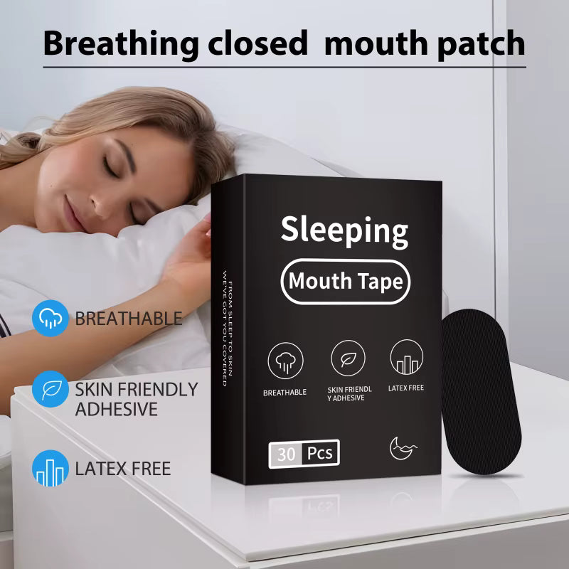 Anti-Snoring Mouth Tape Sleep Strips – Reduces Mouth Breathing & Improves Sleep (30–150 Pcs)