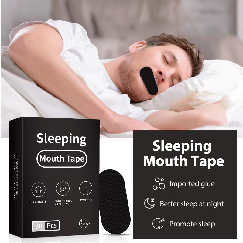 Anti-Snoring Mouth Tape Sleep Strips – Reduces Mouth Breathing & Improves Sleep (30–150 Pcs)